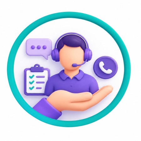 پشتیبان اختصاصی دارید.